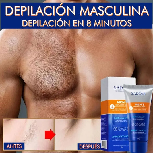 Depilación Sin Dolor y Piel Suave al Instante para el Hombre Activo y Moderno