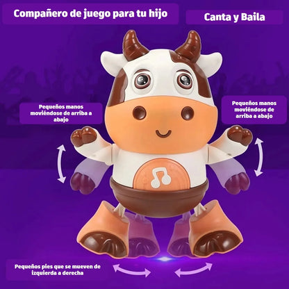 "Baila con la Vaca Feliz, Luces y Música"